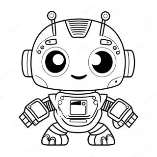 Page A Colorier Dun Robot Ia Mignon 29197-26376