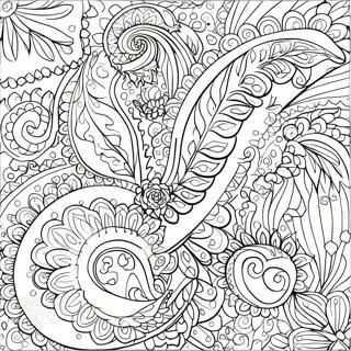 Paisley Pages À Colorier