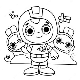 Page A Colorier Mighty Math Heroes Team Umizoomi 29348-26486