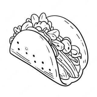 Taco Pages À Colorier