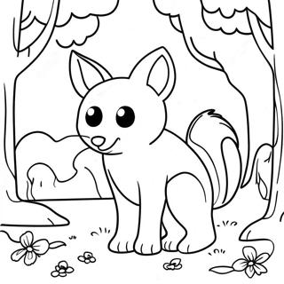 Page A Colorier Des Creatures Mystiques De La Foret 29498-26606