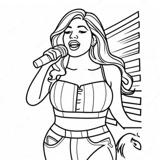 Page A Colorier De Karol G En Performance Sur Scene 2949-2389