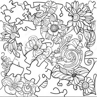 Page A Colorier De Puzzle Colore 29528-26631