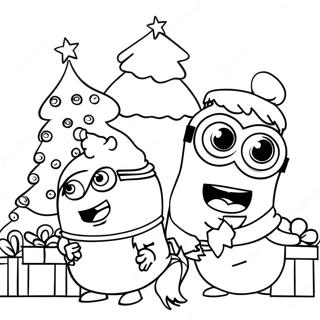 Page A Colorier Des Minions Pour Noel 29557-26650