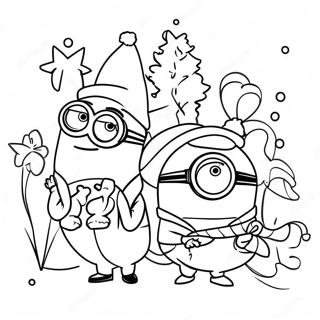 Page A Colorier Des Minions Pour Noel 29557-26651