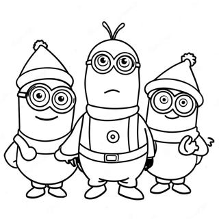 Page A Colorier Des Minions Pour Noel 29557-26652