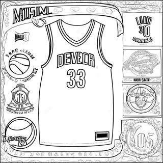 Maillot Nba Pages À Colorier