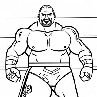 Page A Colorier Bataille Epique De Lutteurs Wwe 2959-2400