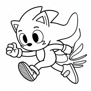 Page A Colorier Sonic Rapide En Course 29628-26710