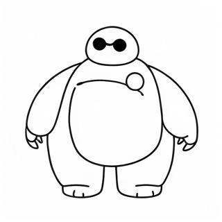 Baymax Pages À Colorier