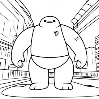 Page A Colorier Baymax En Action 29638-26717