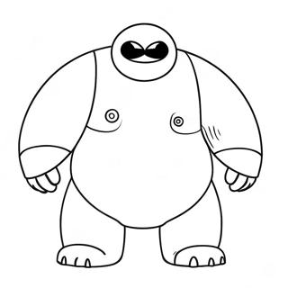 Page A Colorier Baymax En Action 29638-26719