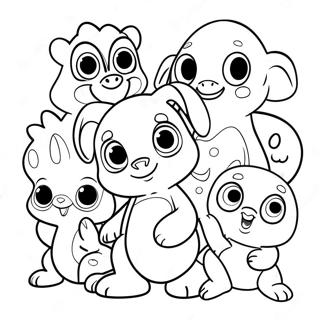 Page A Colorier Animaux Zooba Mignons 29648-26727