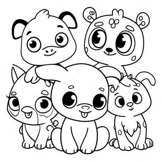 Page A Colorier Animaux Zooba Mignons 29648-26728