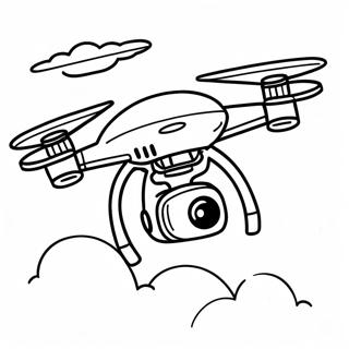 Page A Colorier De Drone Volant Dans Le Ciel 29728-26791