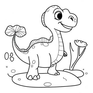 Page A Colorier De Dinosaure Aquatique 29777-26826