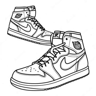 Page A Colorier Basket Jordan 1 Classique 2979-2413