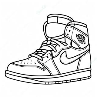 Page A Colorier Basket Jordan 1 Classique 2979-2415