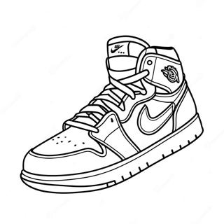 Page A Colorier Basket Jordan 1 Classique 2979-2416