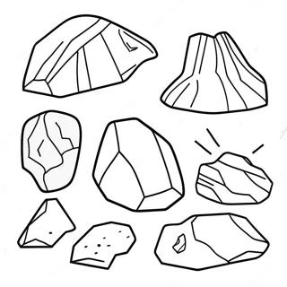 Page A Colorier Des Roches Et Des Mineraux 29898-26916