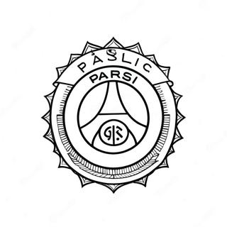 Page A Colorier Du Logo Du Psg 29918-26932