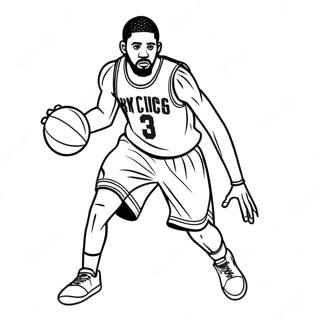 Page A Colorier De Kyrie Irving Dribblant Au Basket 29959-26965