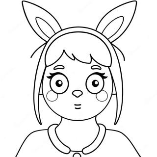 Page A Colorier Louise Belcher Avec Des Oreilles De Lapin 2999-2429