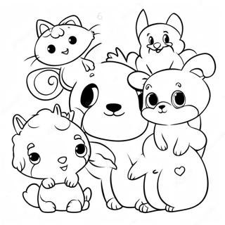 Page A Colorier Animaux Mignons 30038-27027