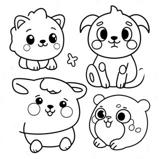 Page A Colorier Animaux Mignons 30038-27028