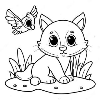 Page A Colorier Bebe Animaux Adorables 30039-27031