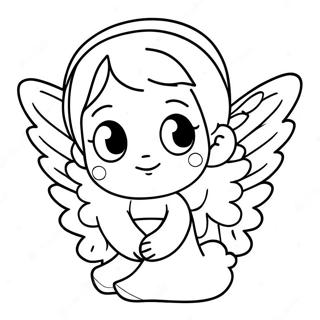 Page A Colorier Petit Ange 30048-27035