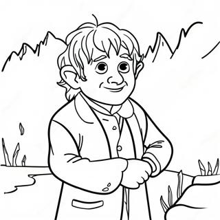 Page A Colorier Aventure De Bilbo Baggins 30079-27061