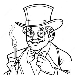 Magicien Pages À Colorier