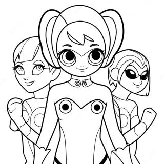 Page A Colorier Super Heros Miraculous Ladybug 30128-27098