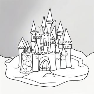 Page A Colorier Chateau De Glace Etincelant 30159-27126