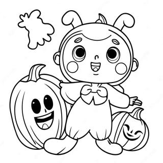 Page A Colorier Cocomelon Halloween 30188-27147