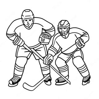 Page A Colorier De Hockey 301-243