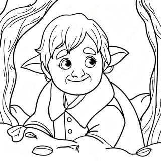 Page A Colorier De Laventure De Bilbo Baggins 30239-27191