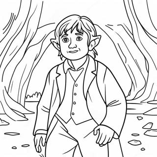 Page A Colorier De Laventure De Bilbo Baggins 30239-27192