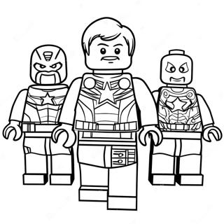 Page A Colorier Lego Avengers 3028-2450