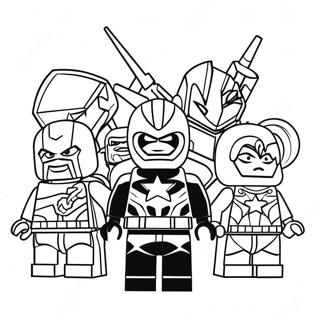 Page A Colorier Lego Avengers 3028-2474