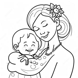 Page A Colorier Maman Heureuse Enceinte 30319-27251