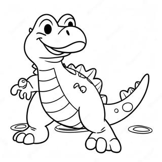 Page A Colorier Alligator De Montgomery Joueur 30359-27281