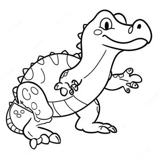 Page A Colorier Alligator De Montgomery Joueur 30359-27282