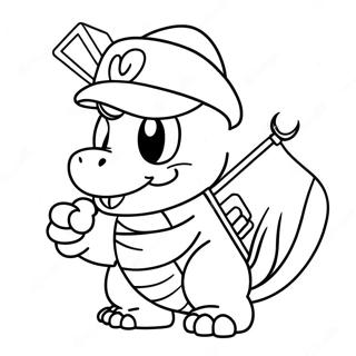 Page A Colorier Lemmy Koopa Avec Baguette Magique 30369-27289