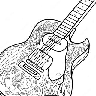 Page A Colorier Guitare 3038-2457