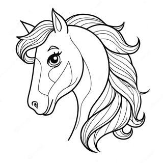 Page A Colorier De Beau Cheval 30478-27374