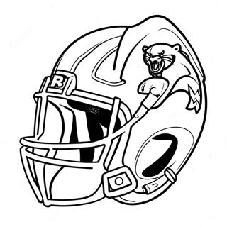 Page A Colorier De La Mascotte Des Carolina Panthers 30539-27428