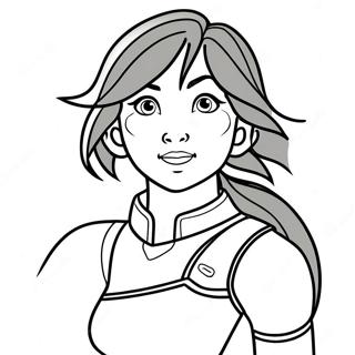 Page A Colorier Korra 30568-27446