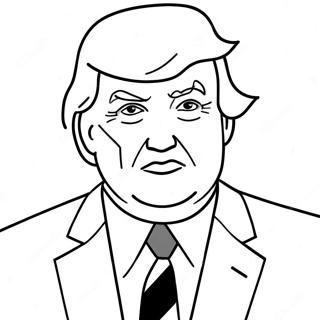 Page A Colorier Donald Trump En Costume 30579-27460